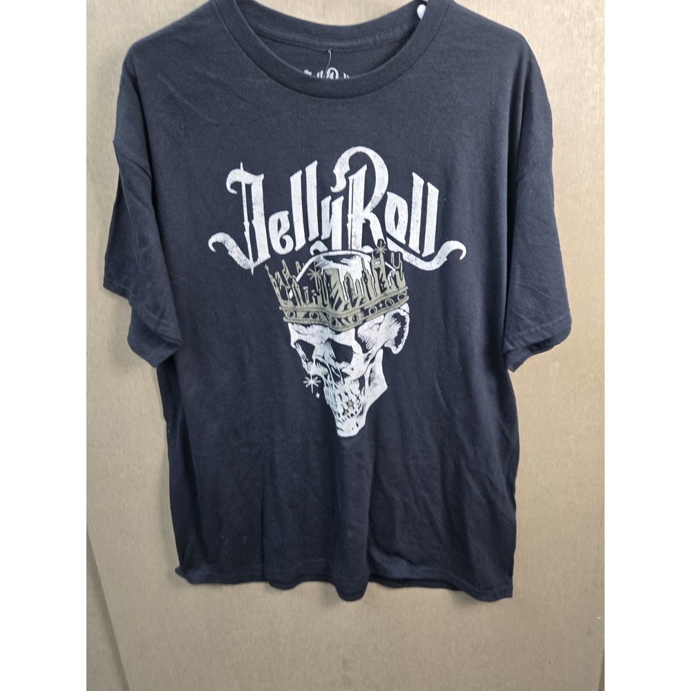 Jelly‎ Roll Skull Crown Graphic T Shirt Mens XL Black NWT
